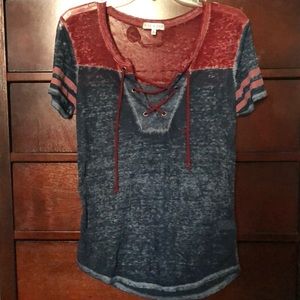 Front-Tie Tee